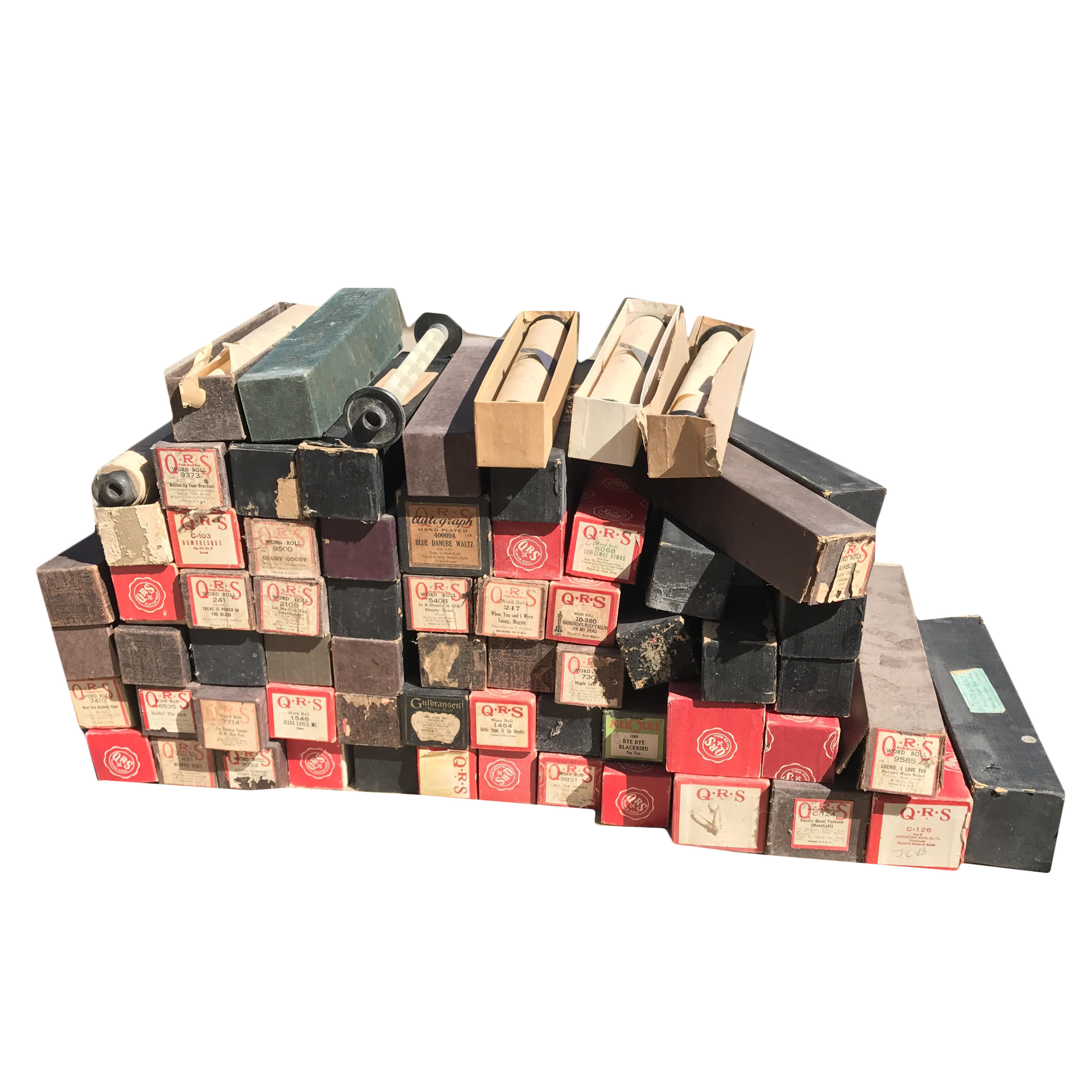 Vintage Player Piano Rolls