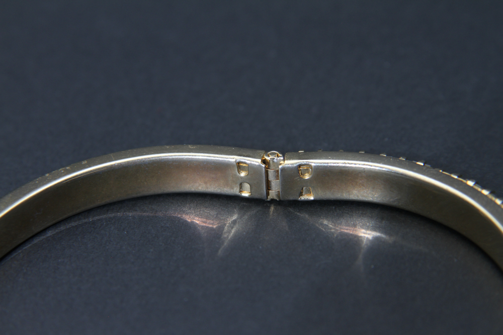 Rhinestone Bangle Bracelet