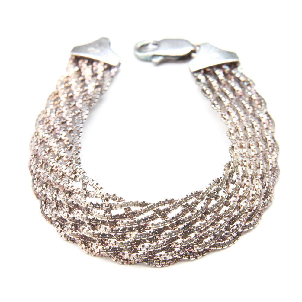 Sterling Silver Mesh Bracelet