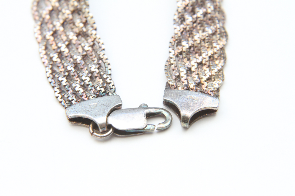 Sterling Silver Mesh Bracelet