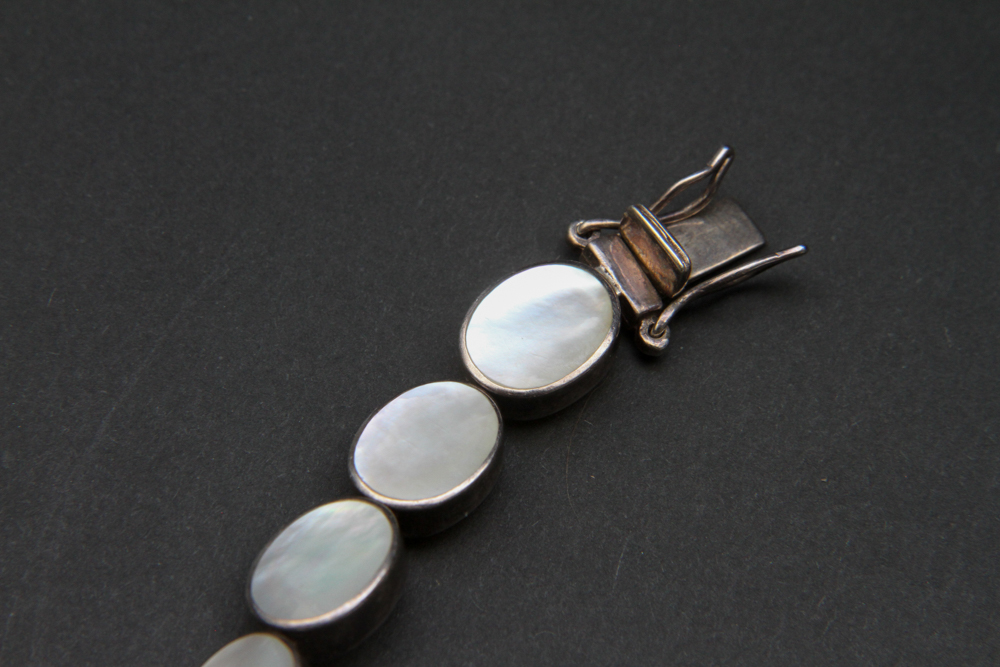 925 Silver and Mother of Pearl Bracelet