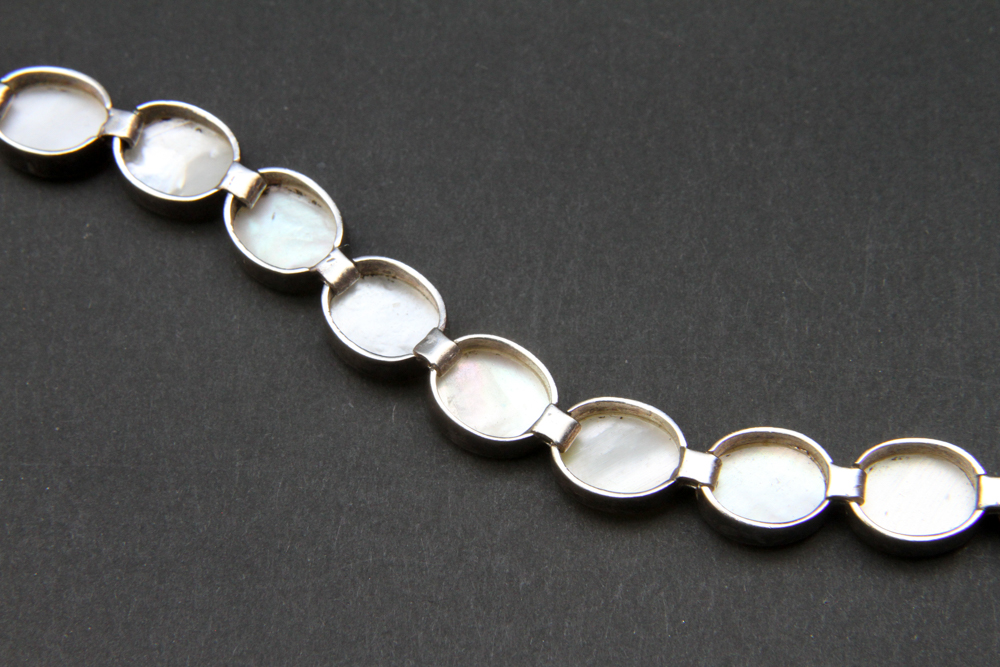 925 Silver and Mother of Pearl Bracelet