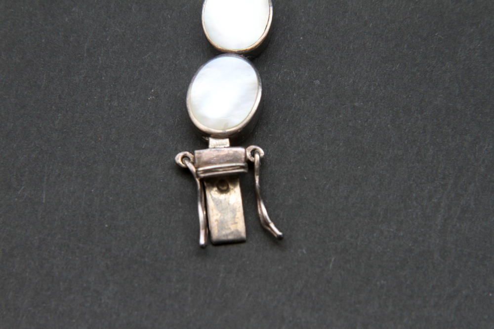 925 Silver and Mother of Pearl Bracelet