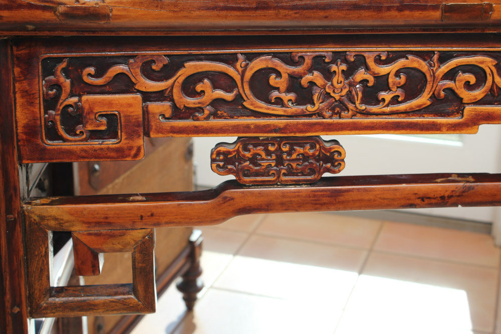 Circa 1730 Antique Chinese Wooden Altar Table