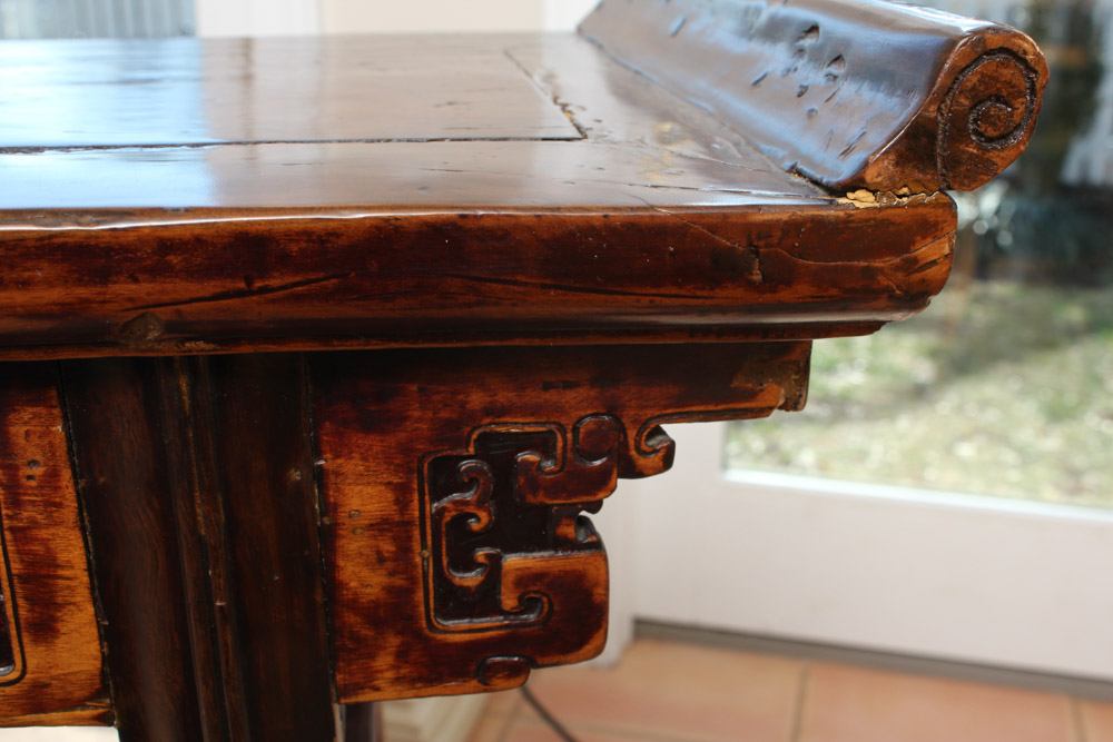 Circa 1730 Antique Chinese Wooden Altar Table