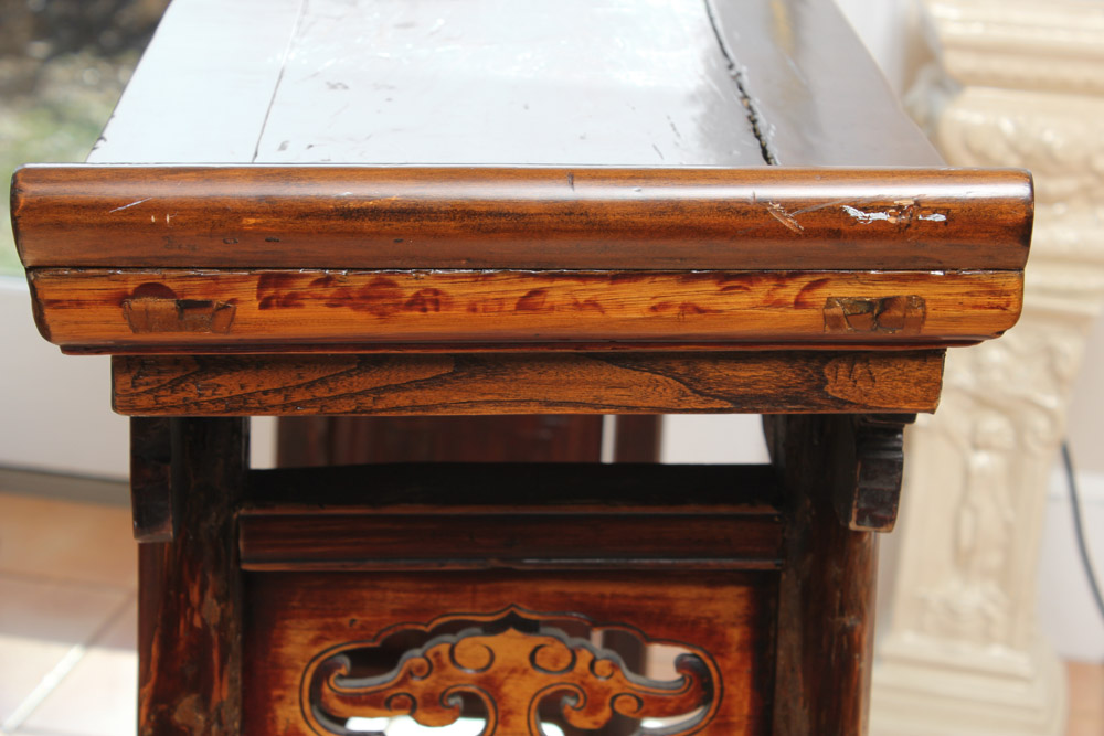 Circa 1730 Antique Chinese Wooden Altar Table