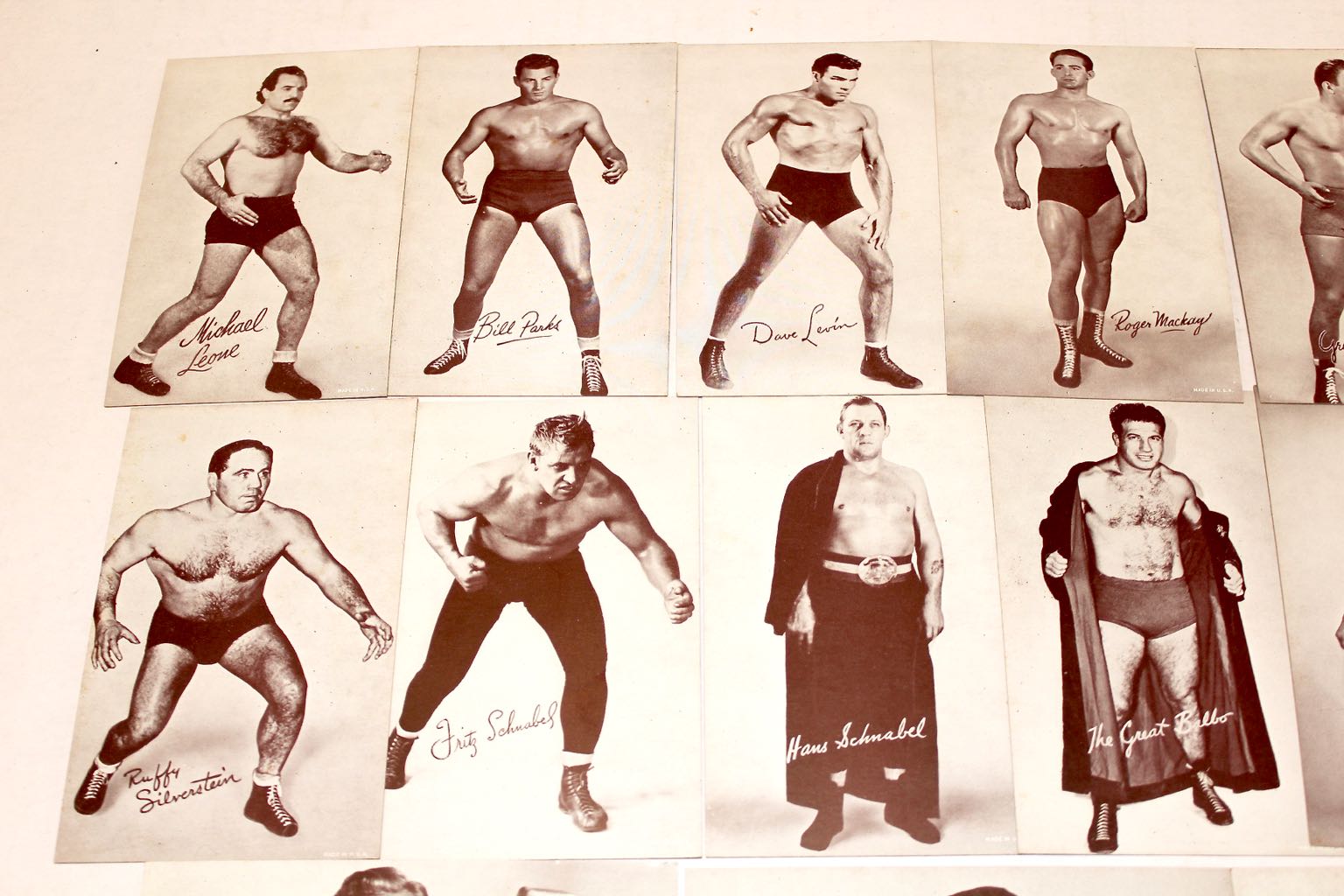 1940s & 50s Wrestling Exhibition Cards