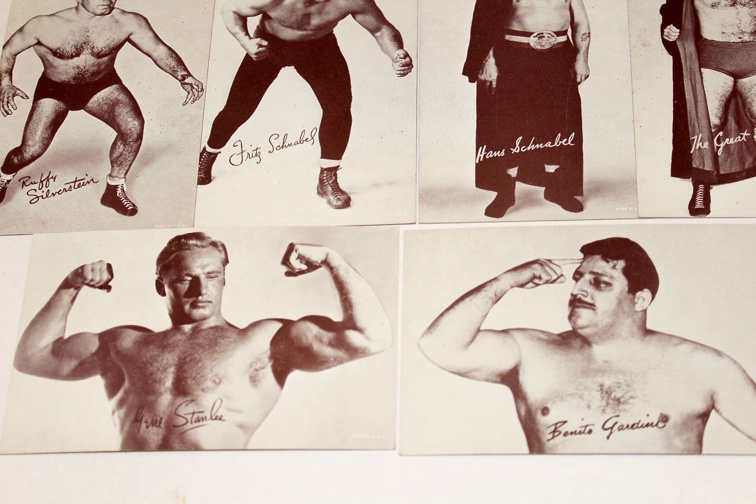 1940s & 50s Wrestling Exhibition Cards