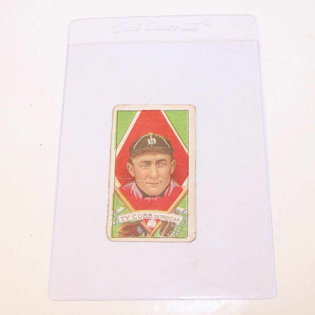 Authentic 1921 T202 Hassan Ty Cobb Card