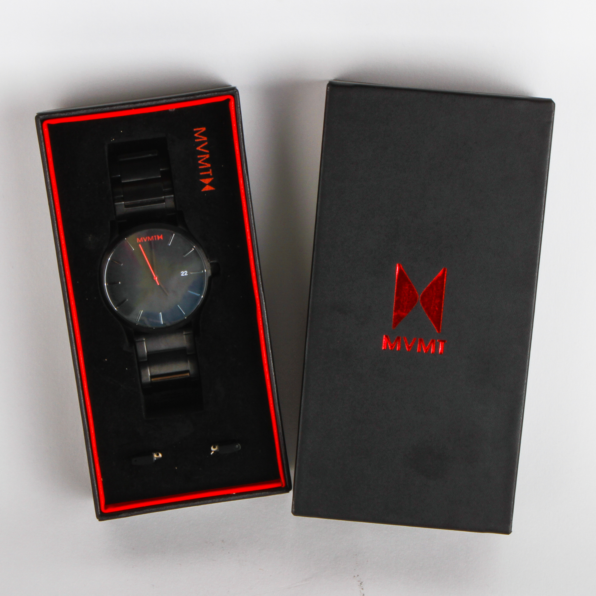 MVMT Black Stainless Steel Men's Watch