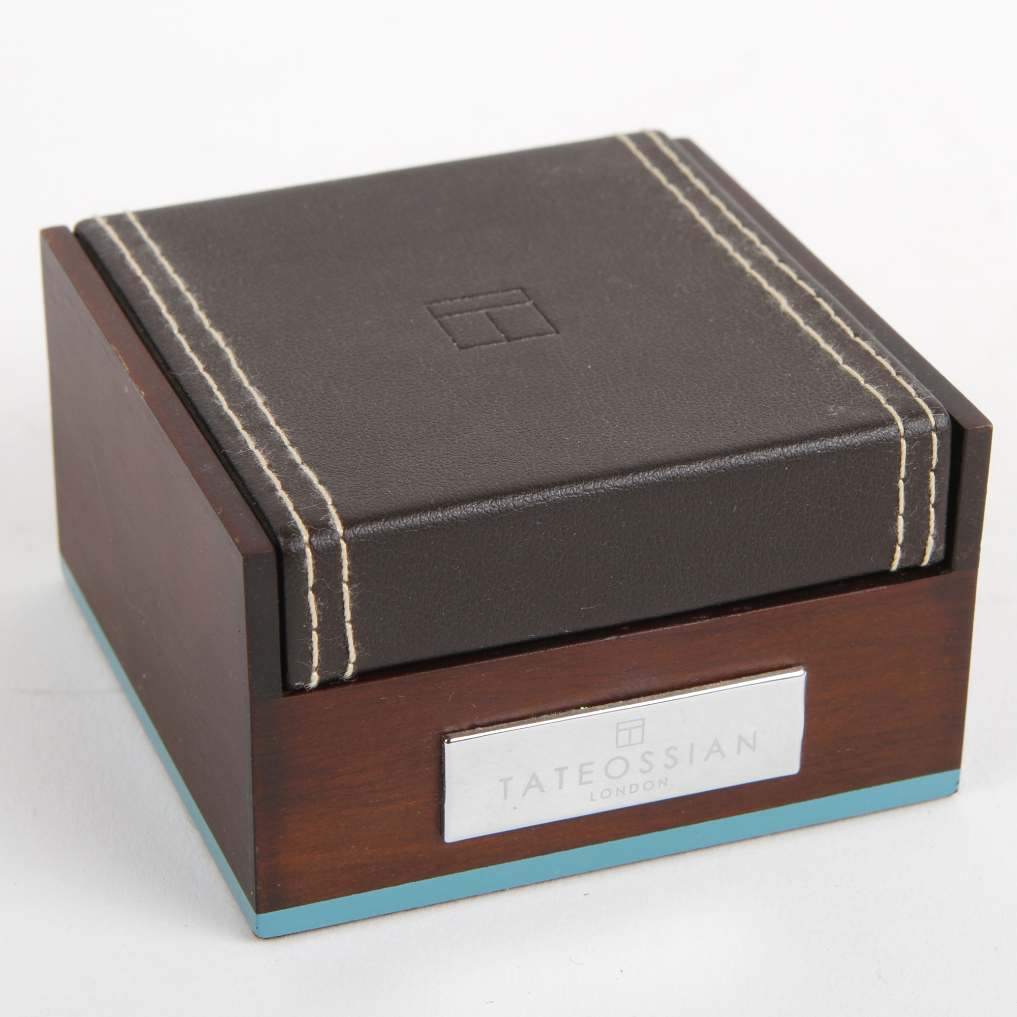 Pair of Tateossian Sterling Silver Globe Cufflinks