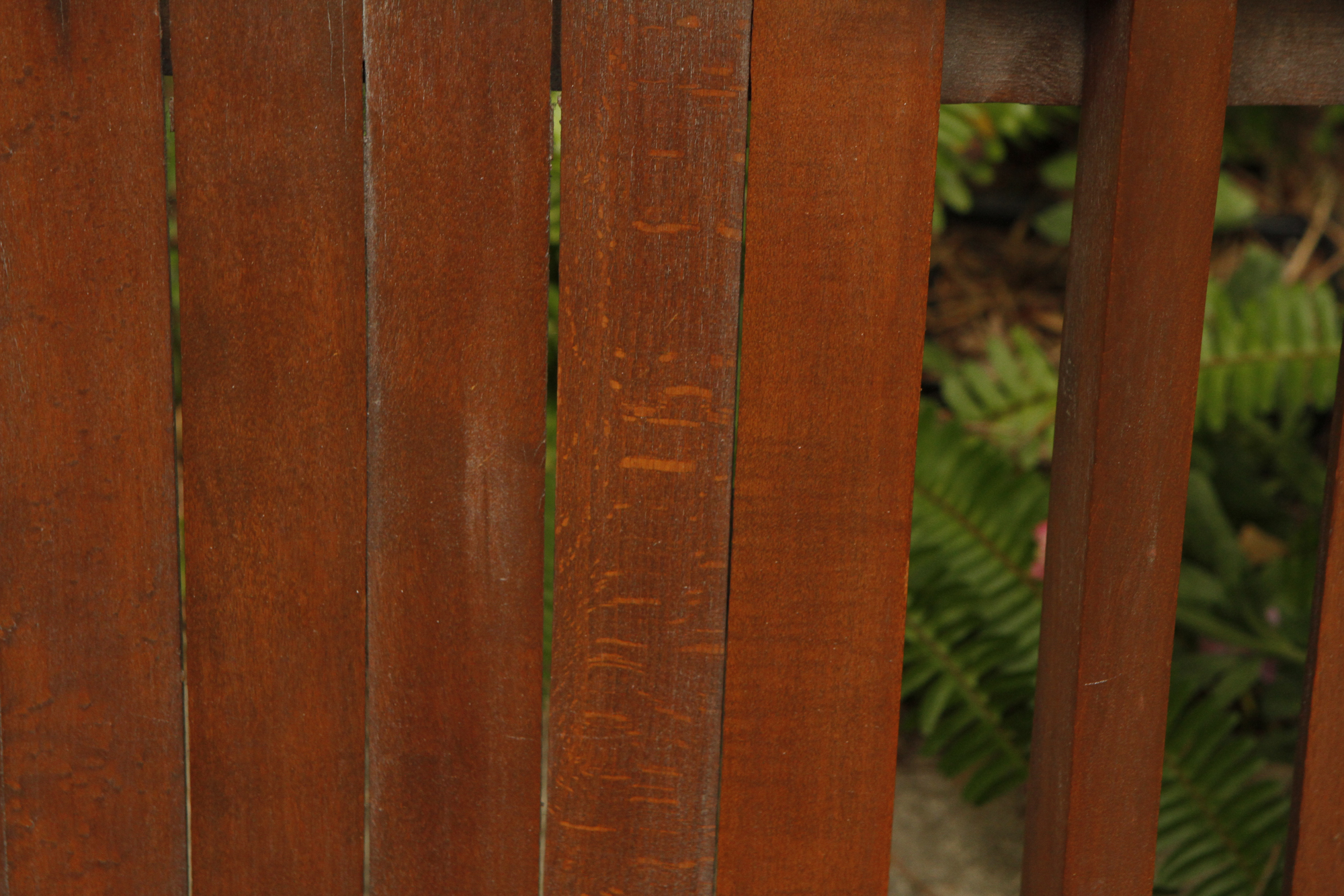 Vintage Wood Folding Bench