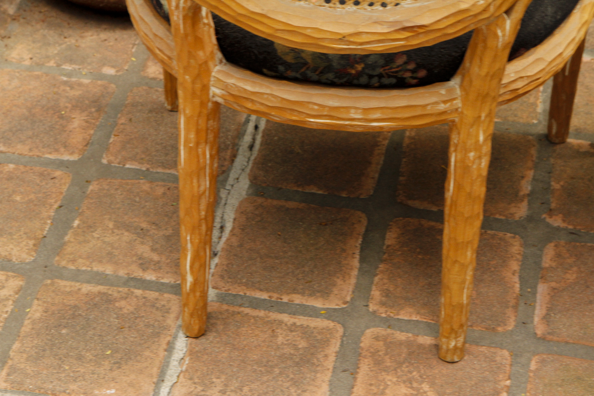 Cane back side chairs