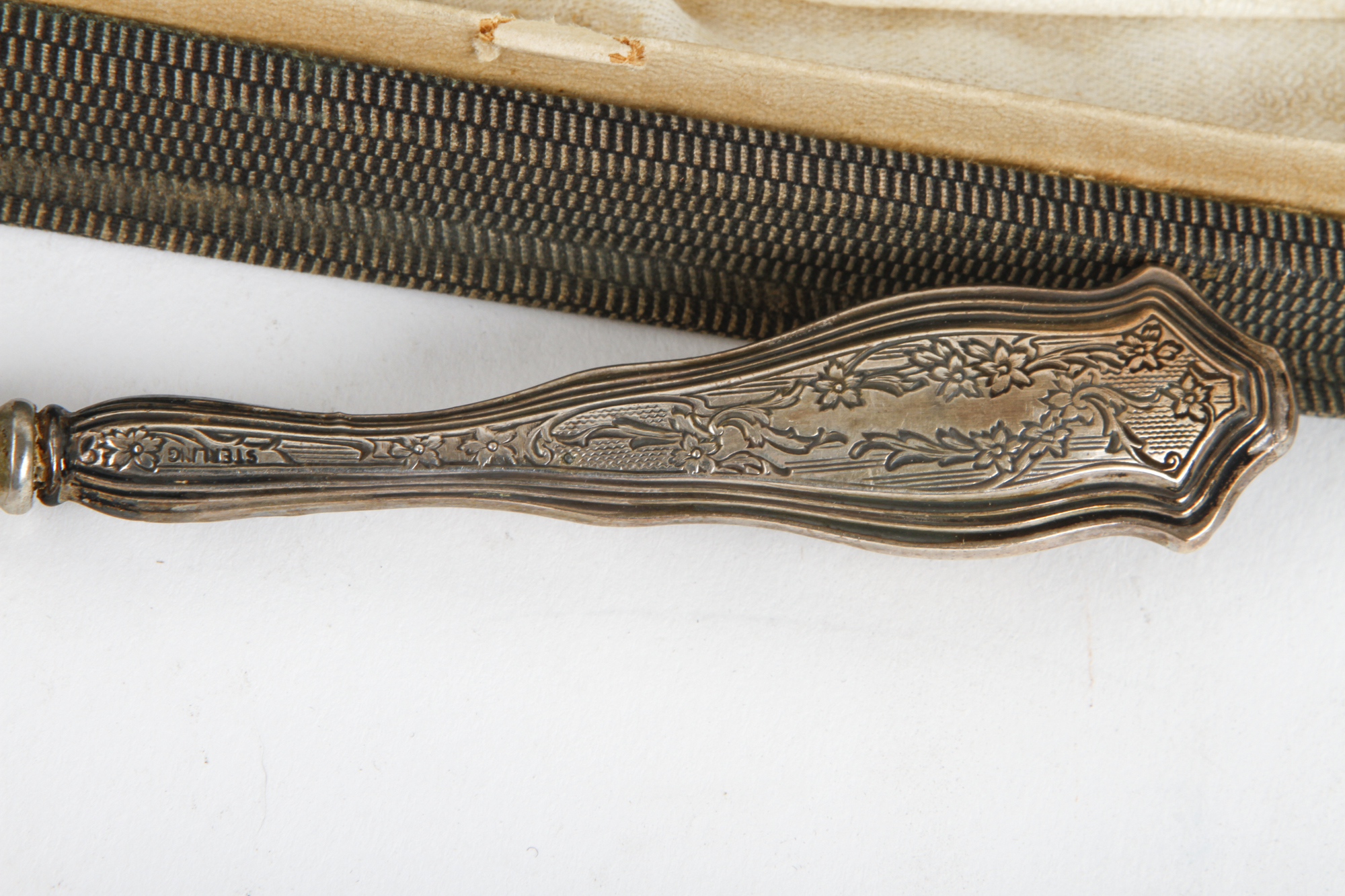 Set of Five Antique Sterling Silver Butter Knives