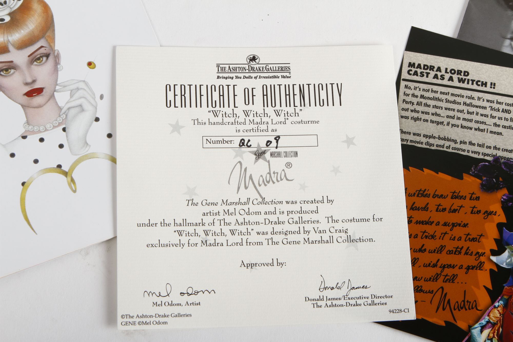 Ashton Drake Galleries Madra Doll and Apparel