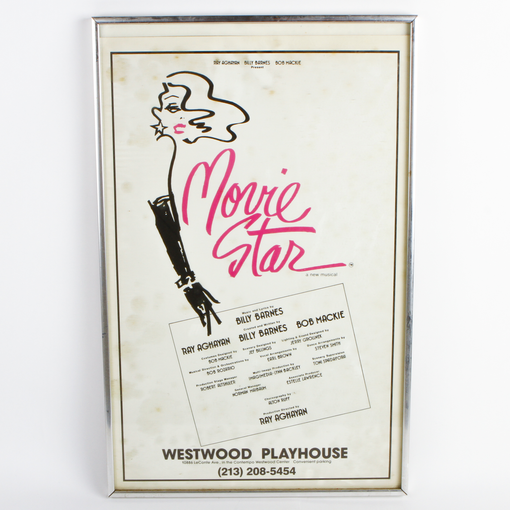 "Movie Star" Serigraph Playbill
