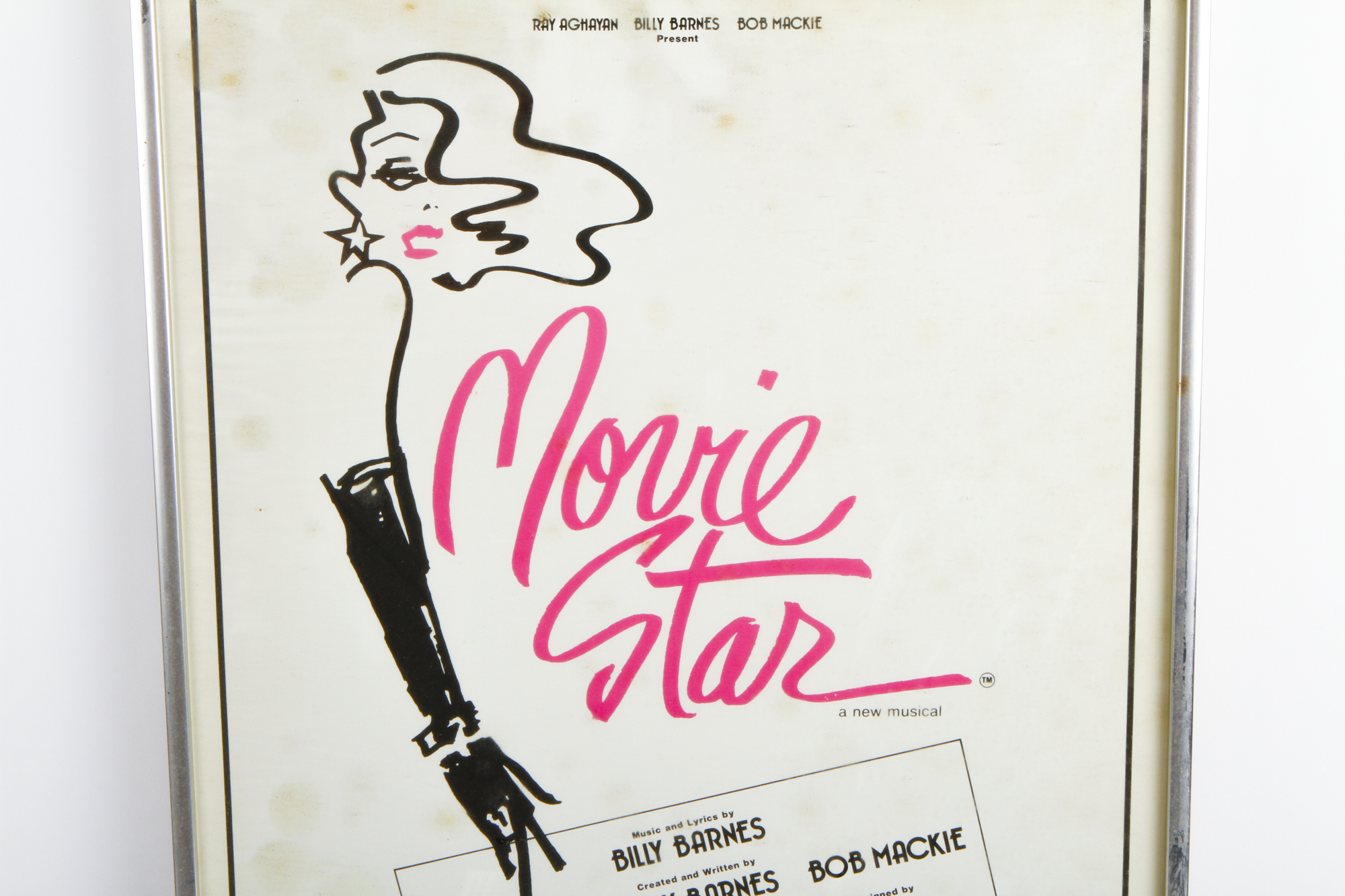 "Movie Star" Serigraph Playbill