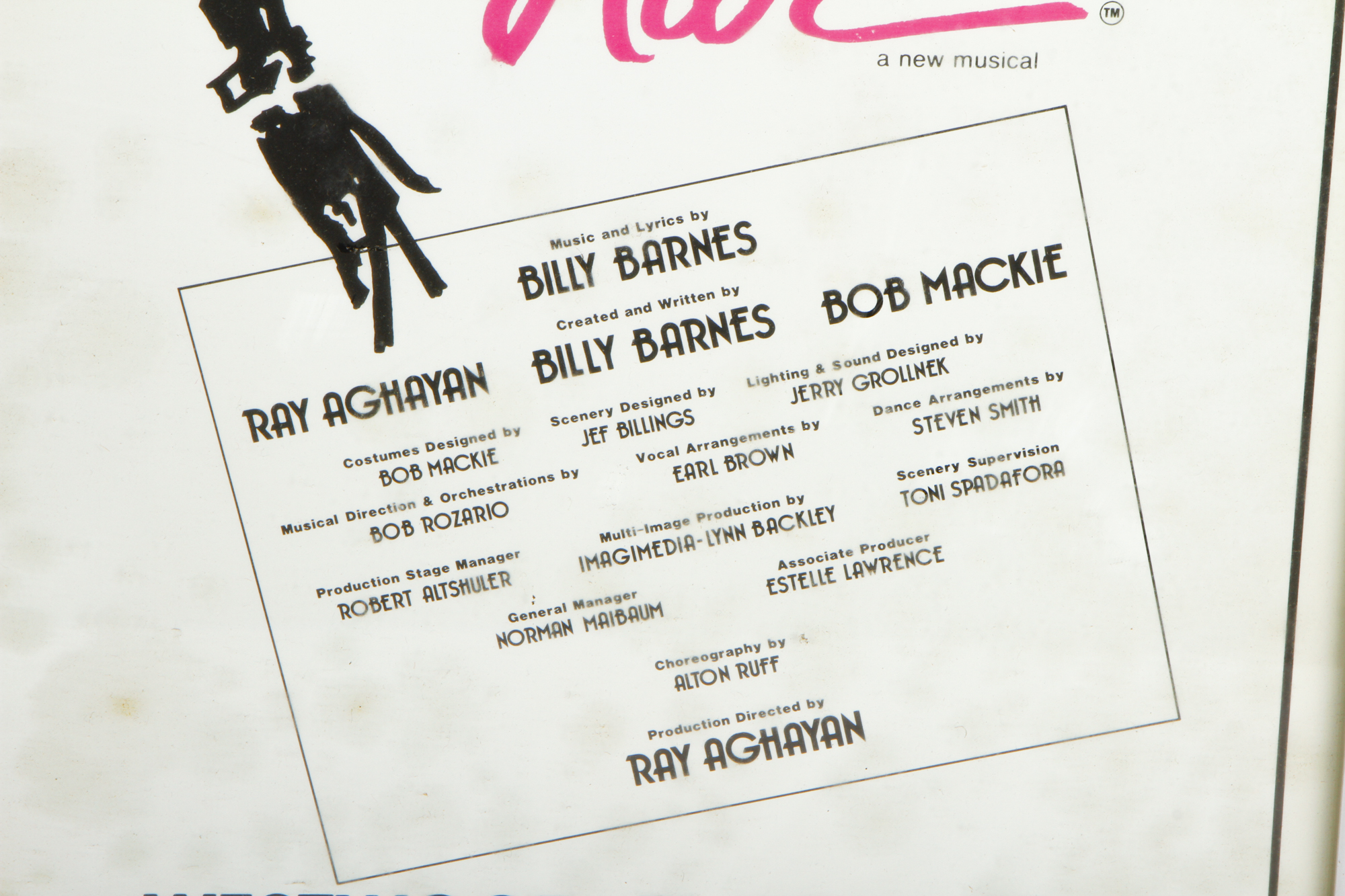 "Movie Star" Serigraph Playbill