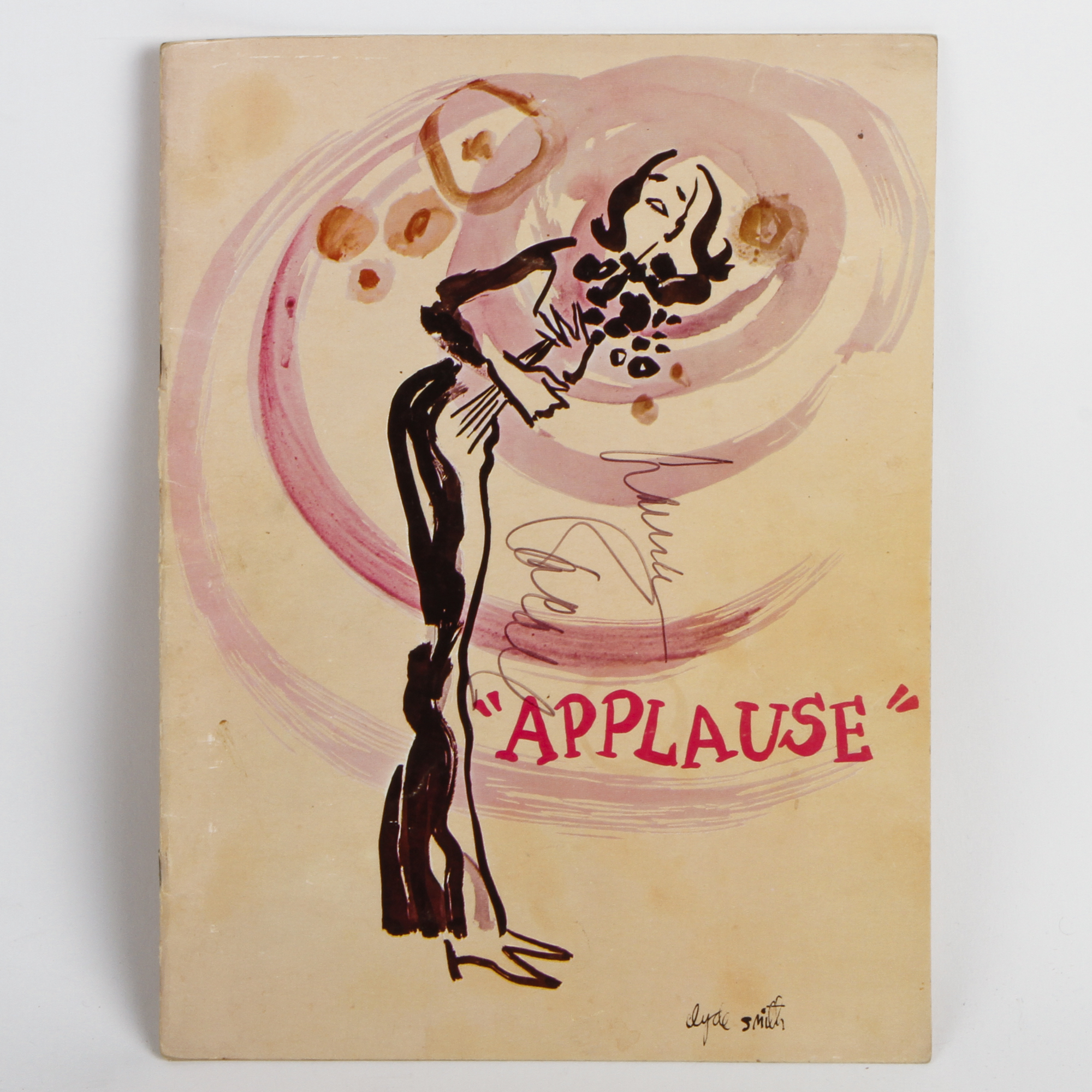 Lauren Bacall Signed "Applause" Program