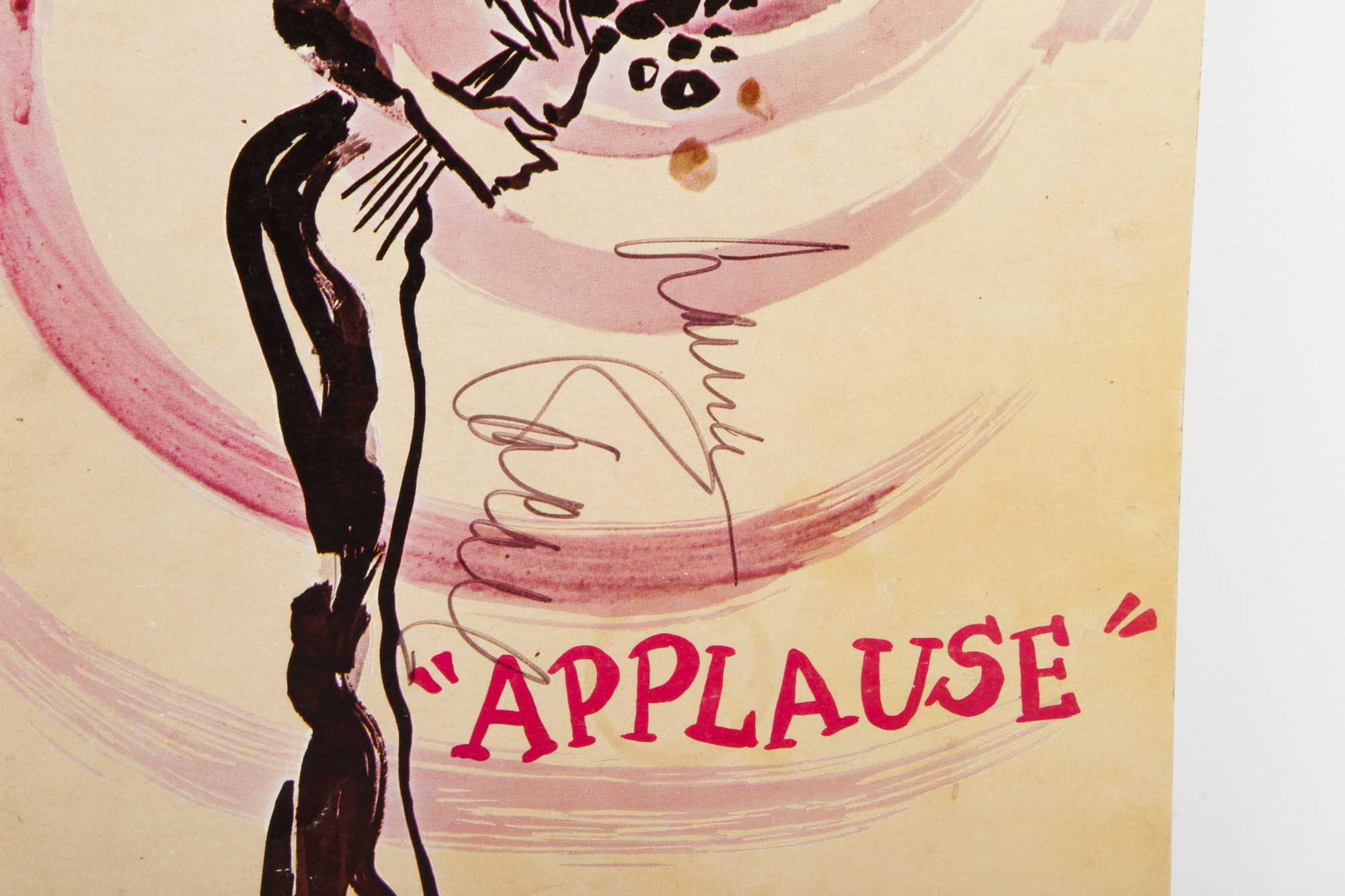 Lauren Bacall Signed "Applause" Program