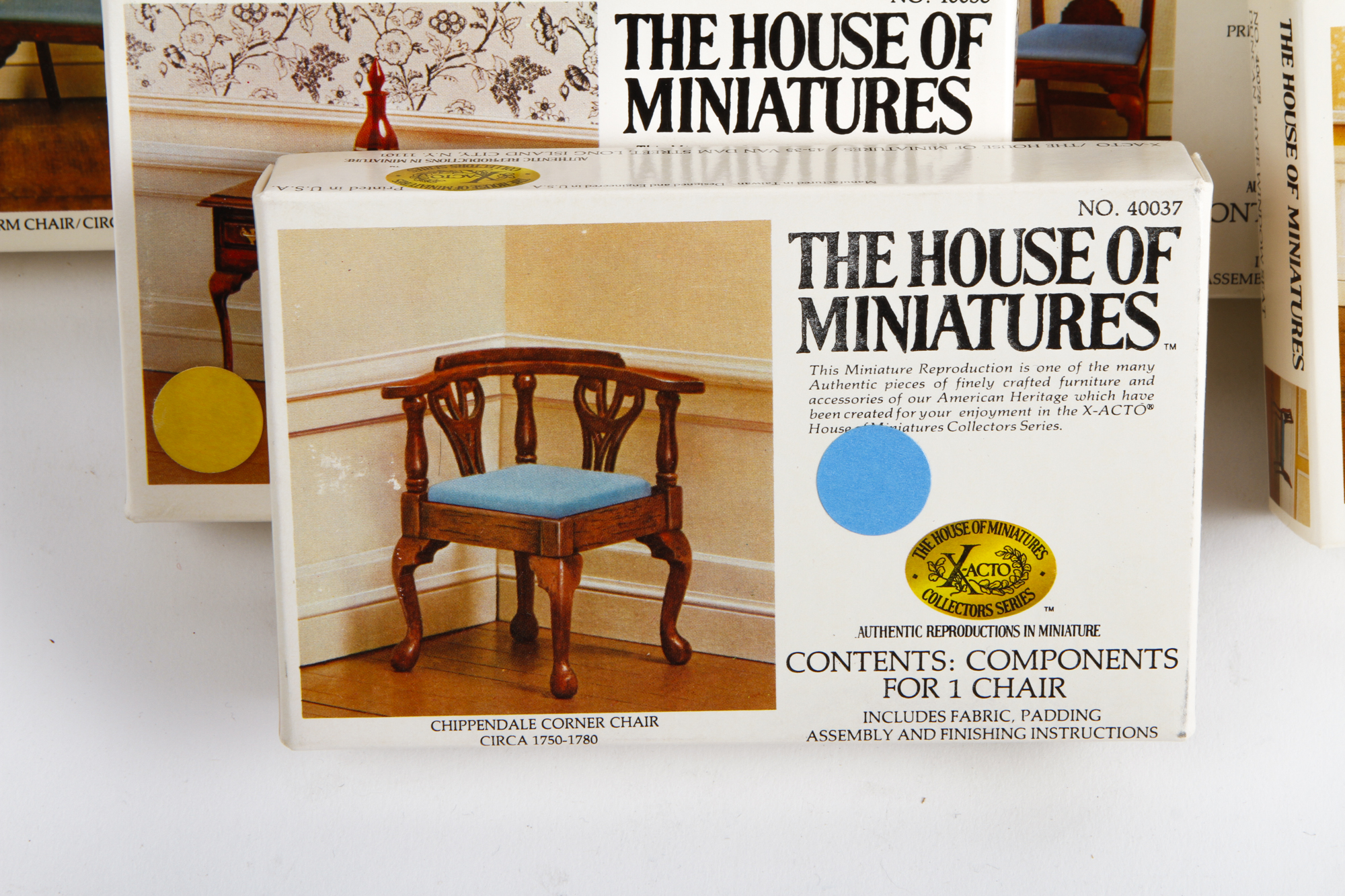 Collection of House of Miniatures Miniature Furniture Kits