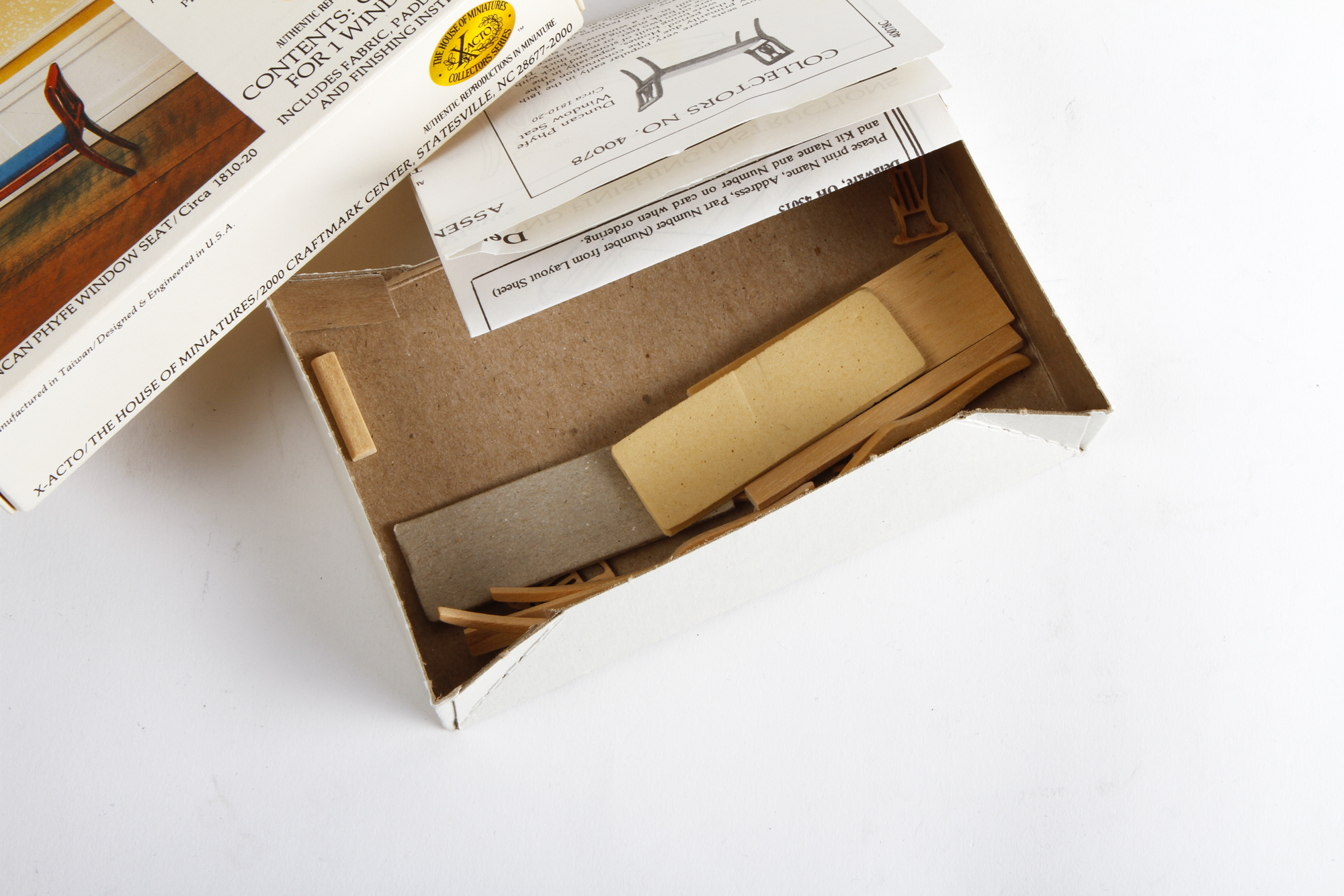 Collection of House of Miniatures Miniature Furniture Kits