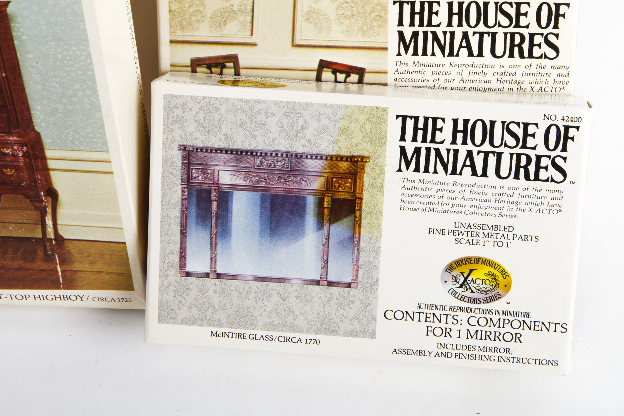 Collection of House of Miniatures Miniature Furniture Kits