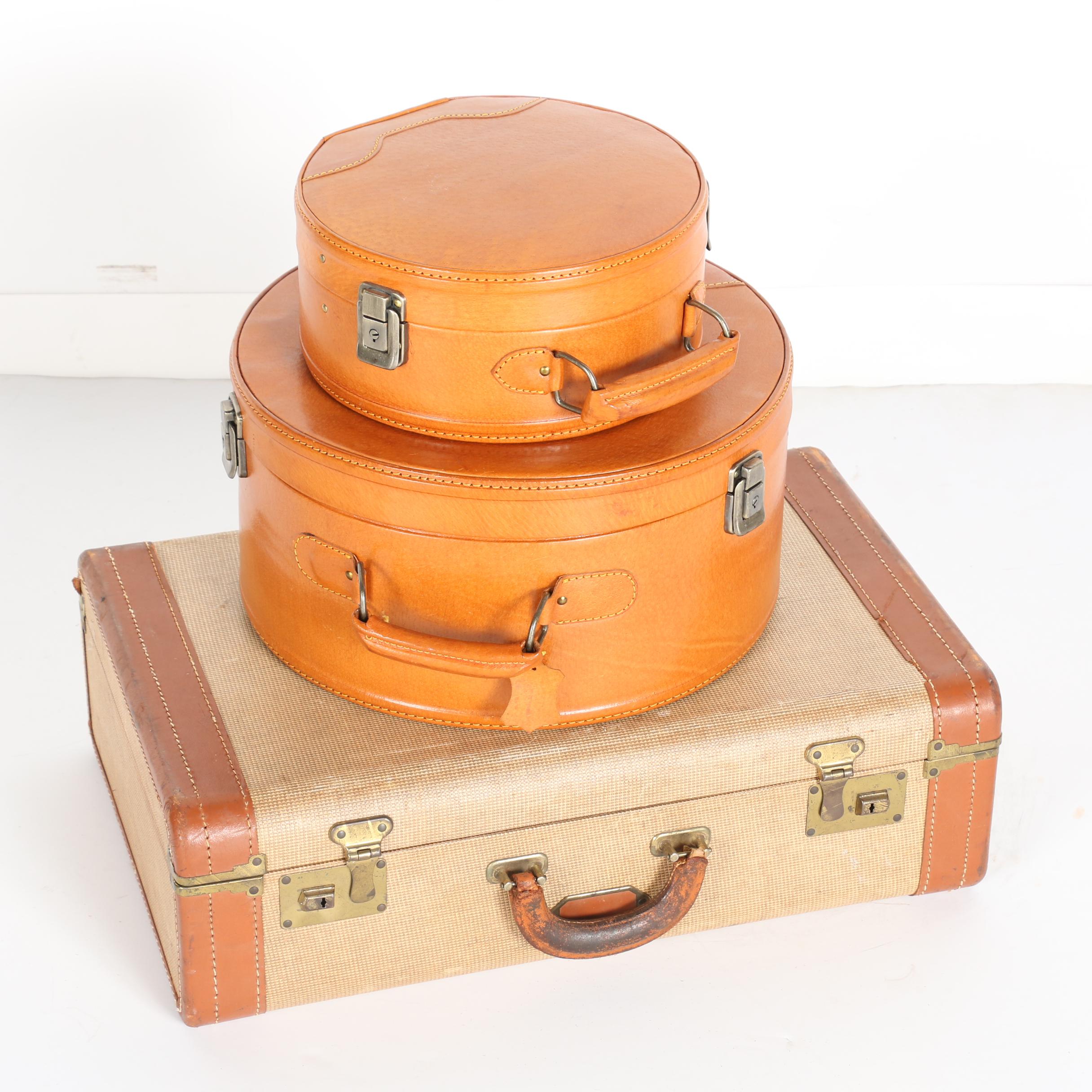 Three Vintage Suitcases
