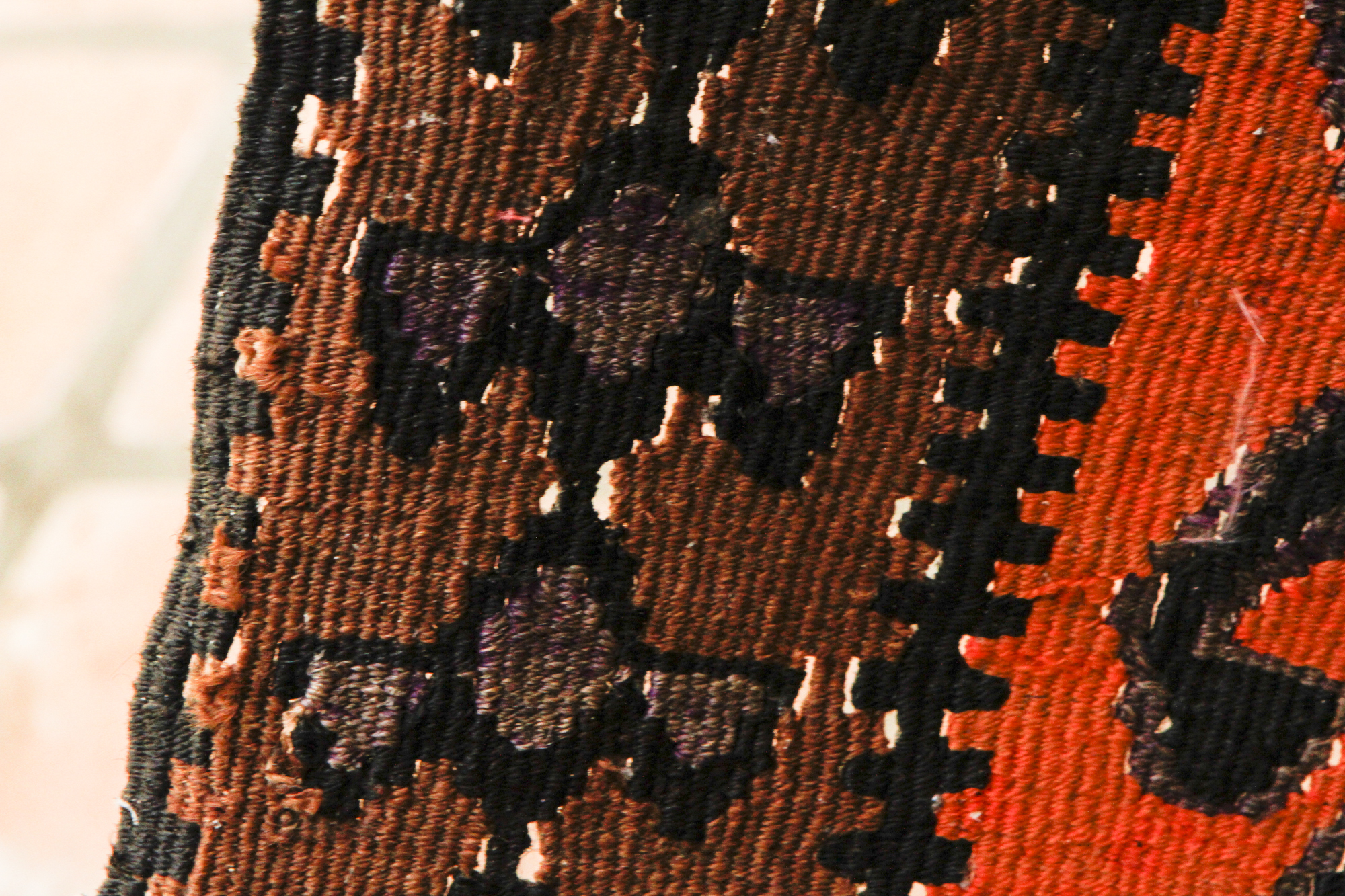 Hand Knotted Kazak Nomadic Kilim