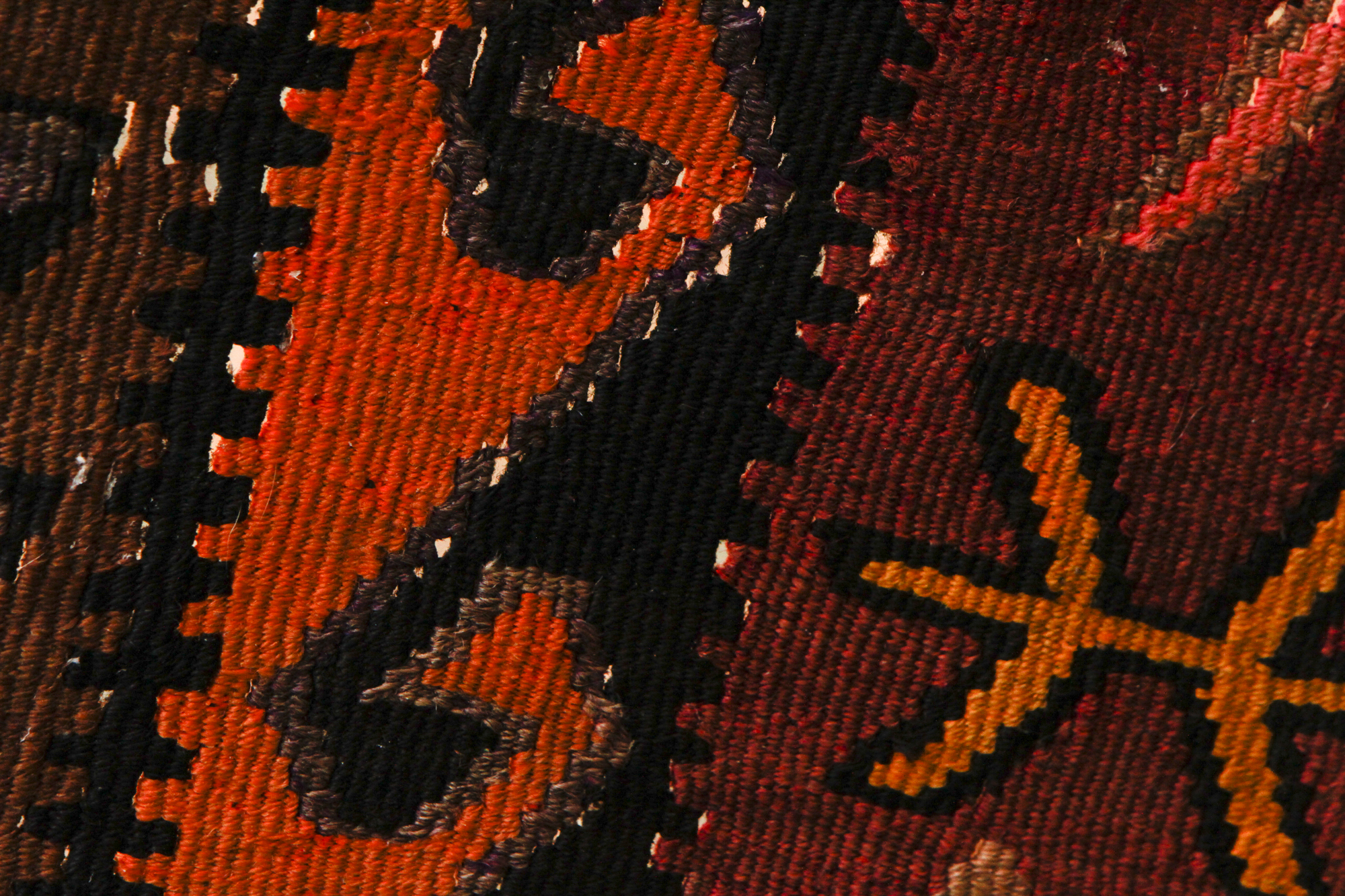 Hand Knotted Kazak Nomadic Kilim