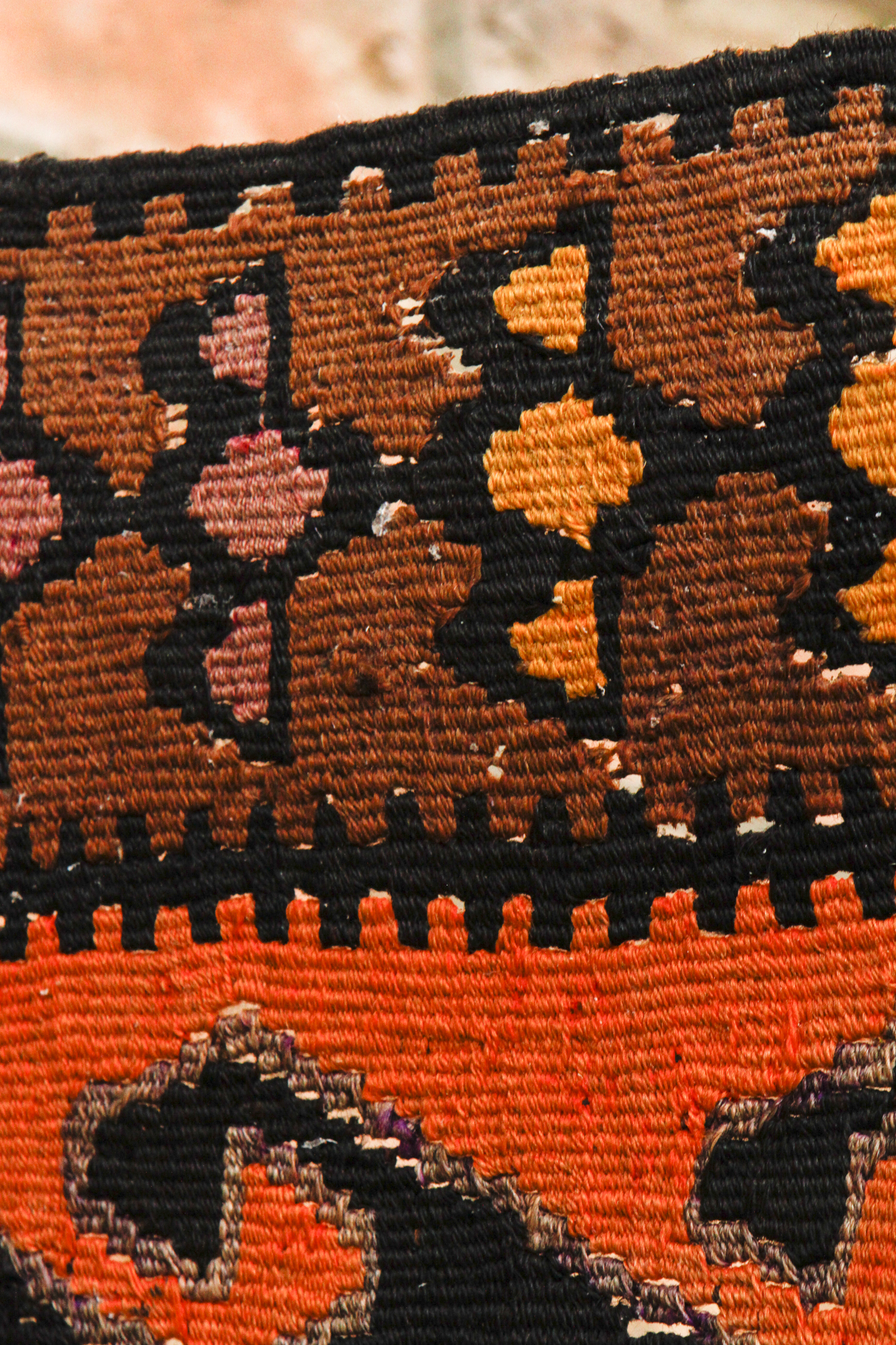 Hand Knotted Kazak Nomadic Kilim