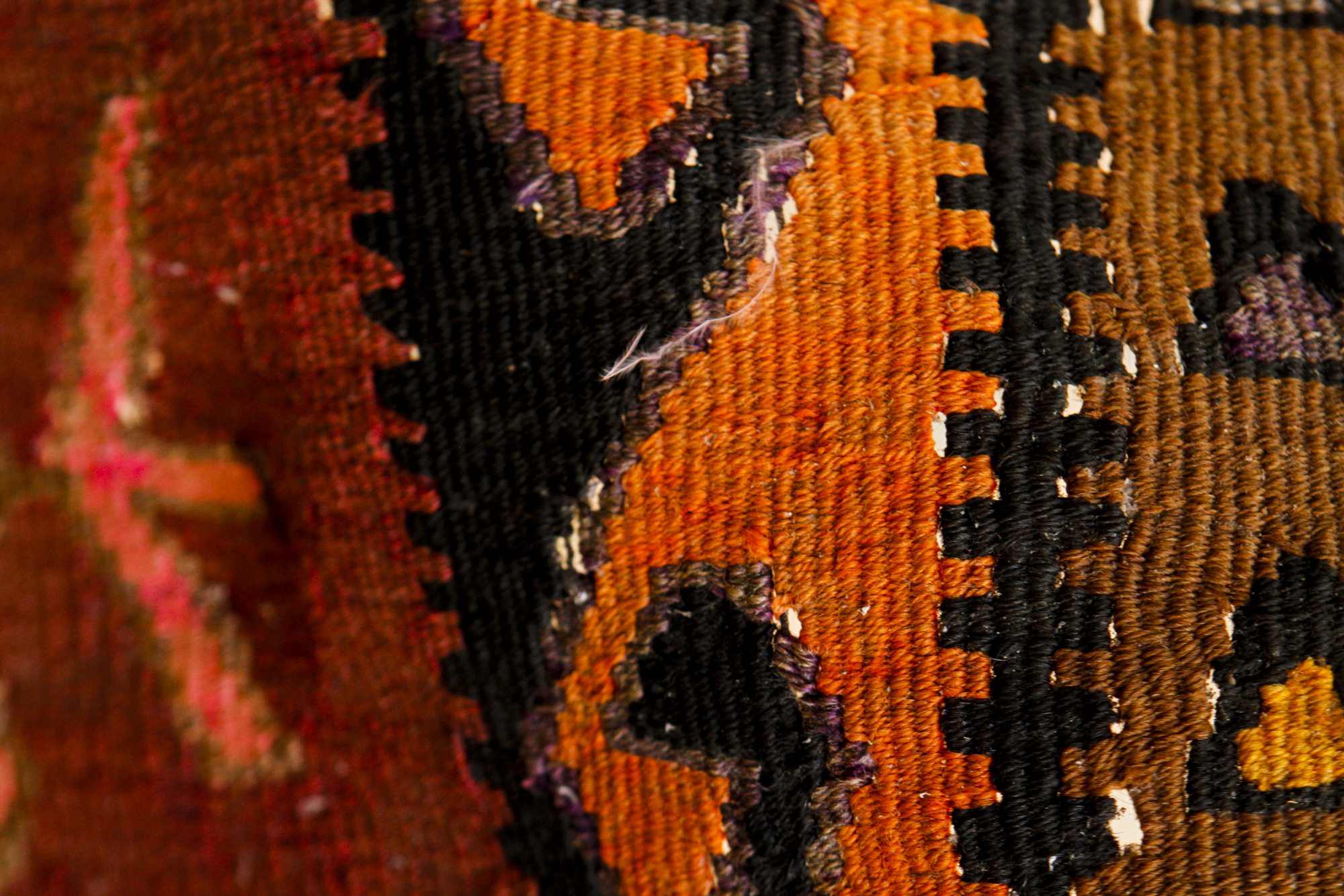 Hand Knotted Kazak Nomadic Kilim