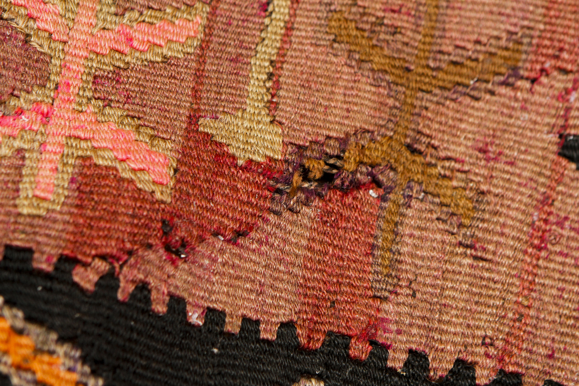 Hand Knotted Kazak Nomadic Kilim