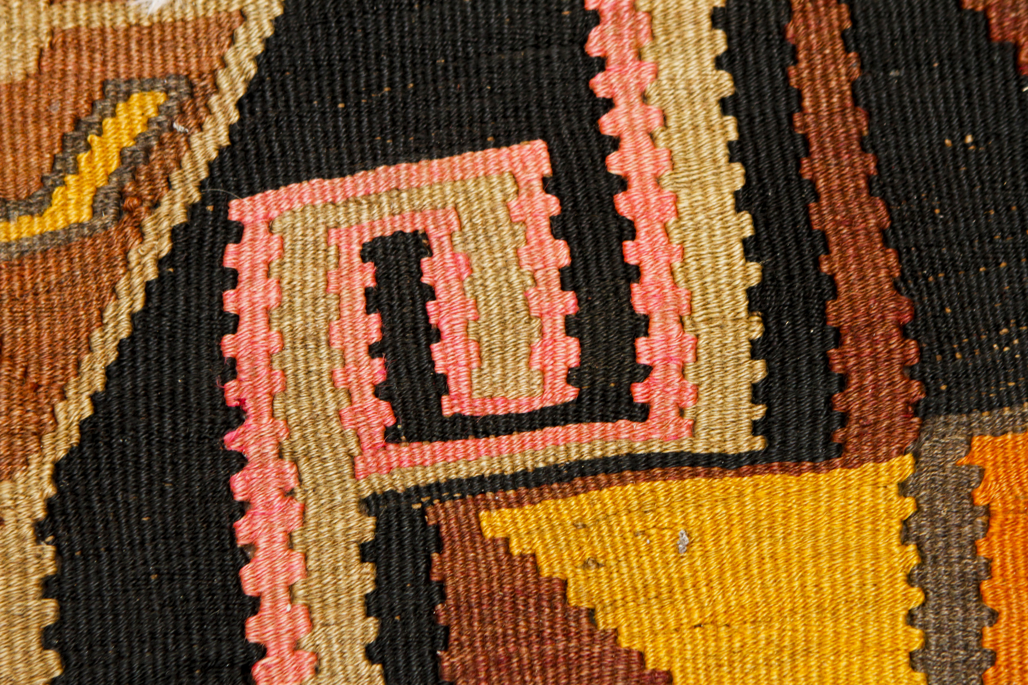 Hand Knotted Kazak Nomadic Kilim