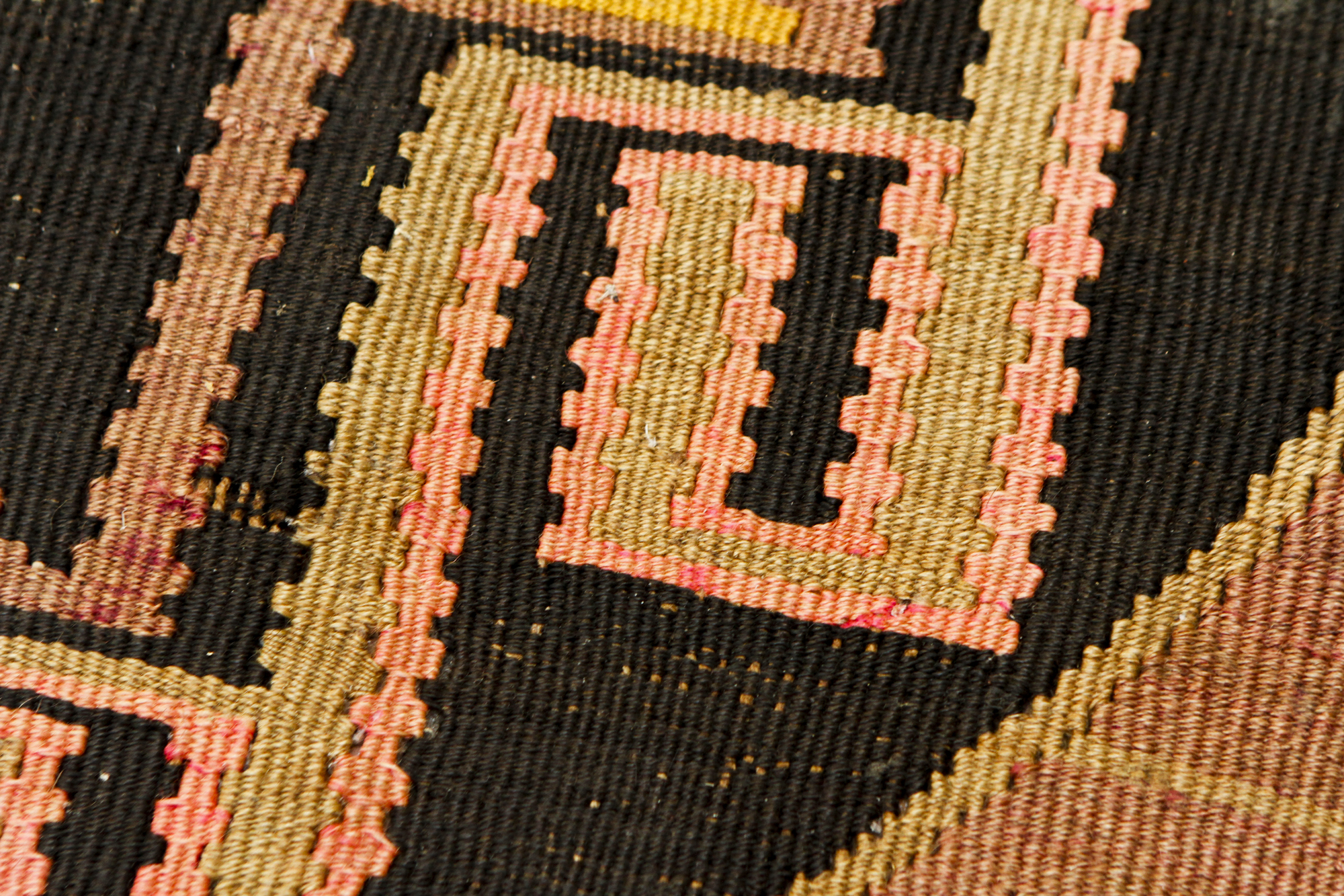 Hand Knotted Kazak Nomadic Kilim