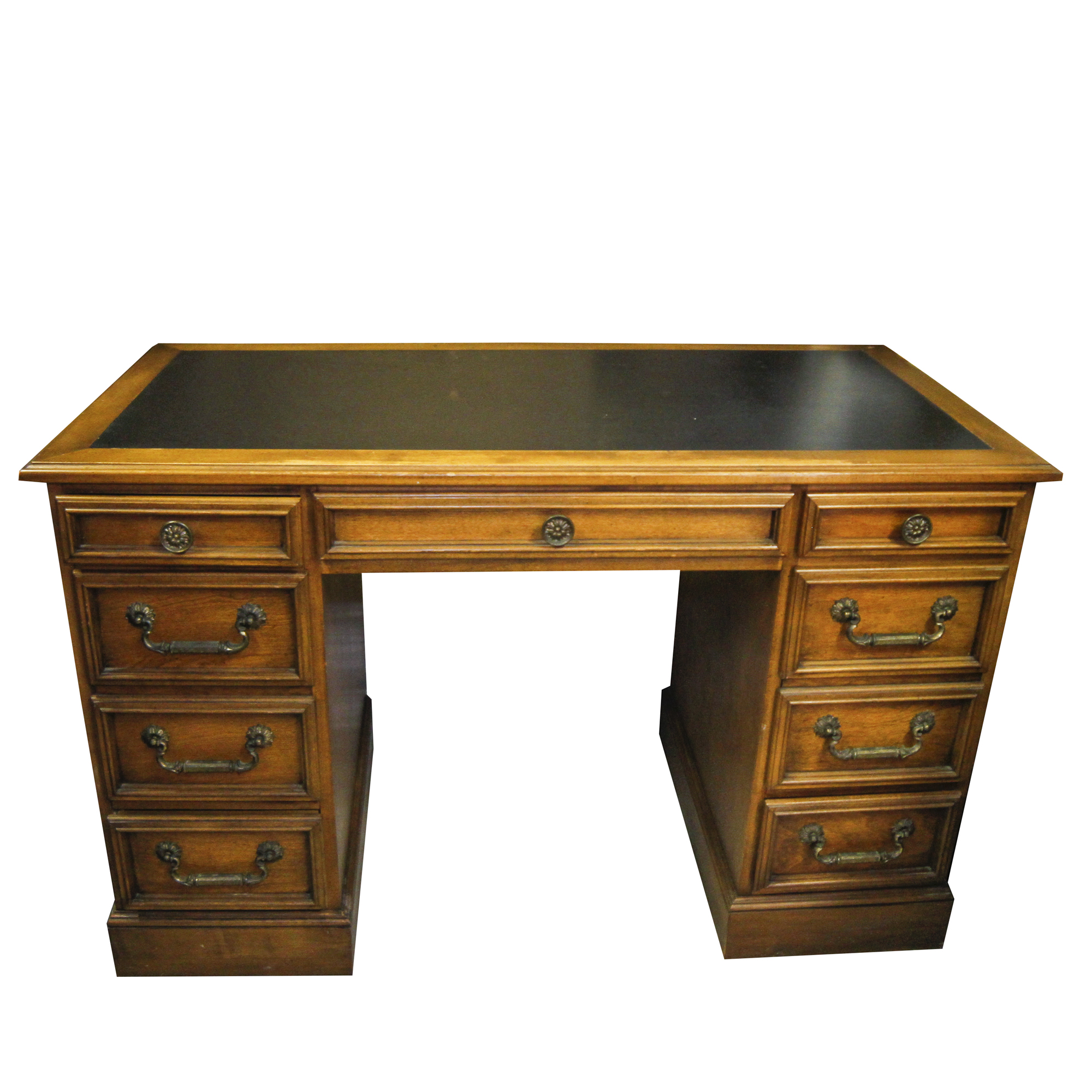 Vintage Leather Top Desk