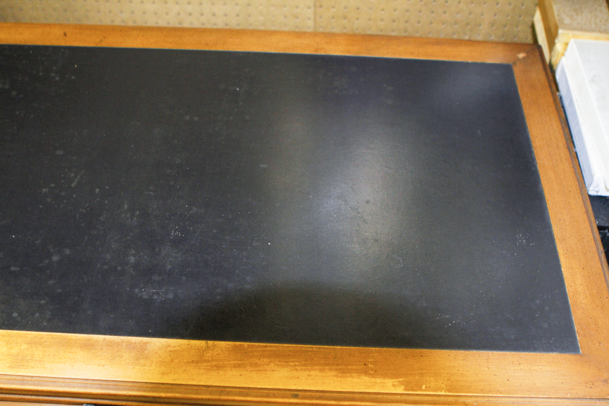 Vintage Leather Top Desk