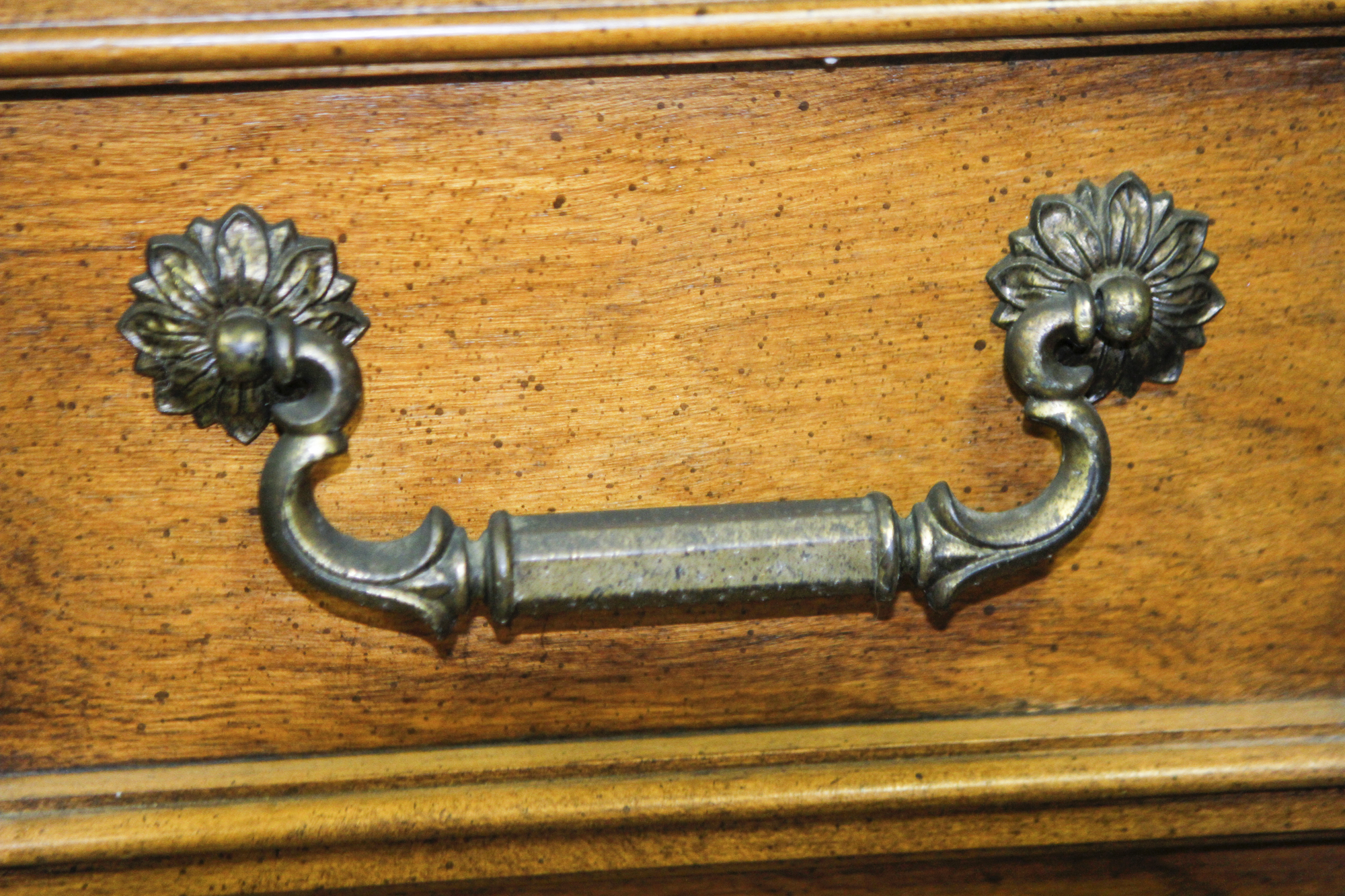 Vintage Leather Top Desk
