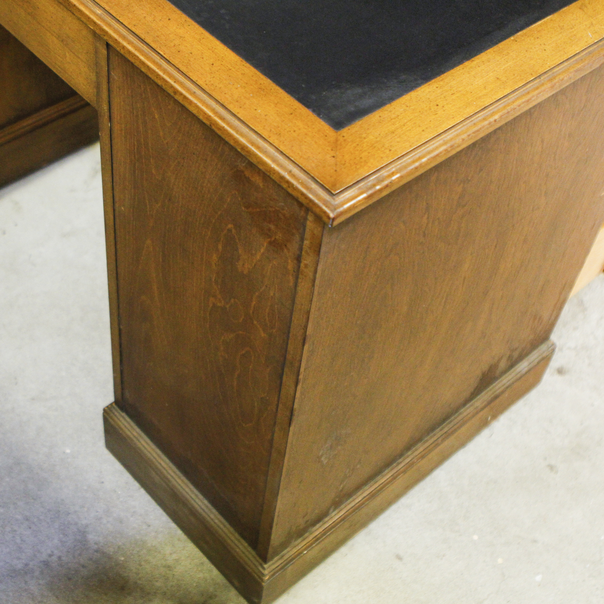 Vintage Leather Top Desk