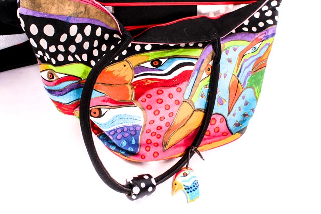 Collection of Totes including Laurel Burch, Michael Simon and Kate Spade