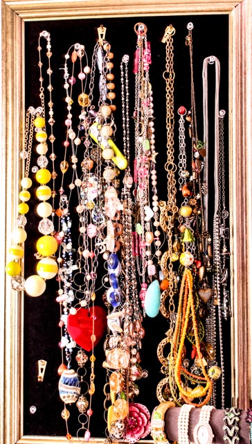 Colorful Costume Fashion Jewelry with Displays