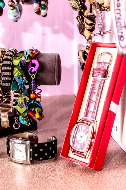 Colorful Costume Fashion Jewelry with Displays