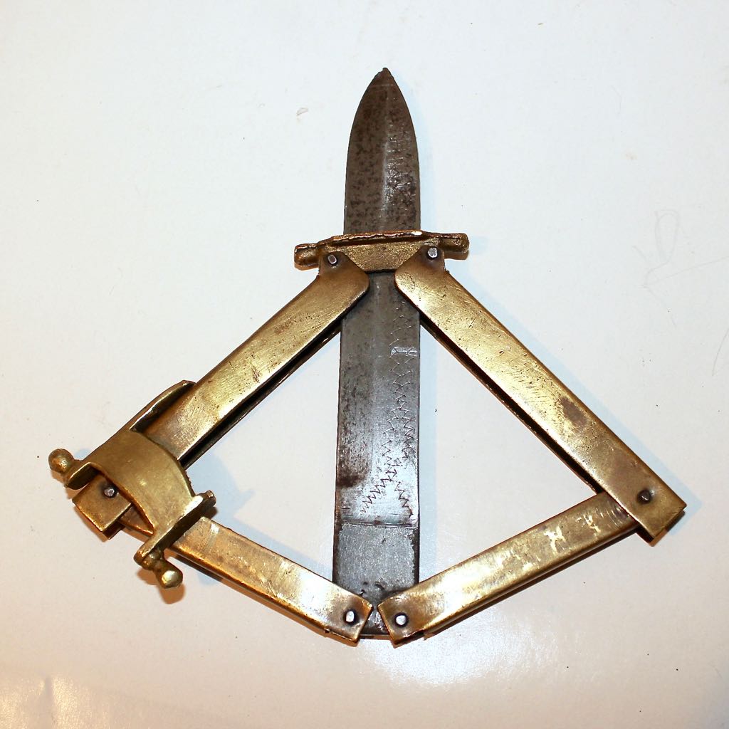 WW II Brass Paratrooper Knife