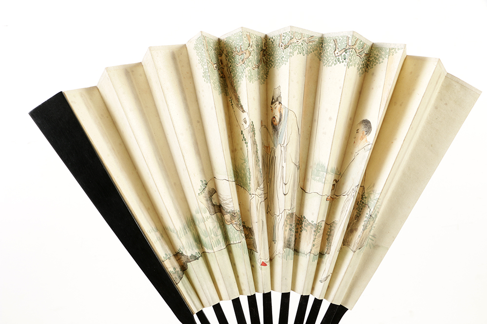 Chinese Shu Lian Ji Folding Fan
