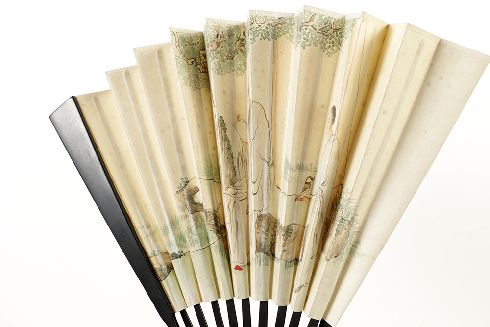 Chinese Shu Lian Ji Folding Fan