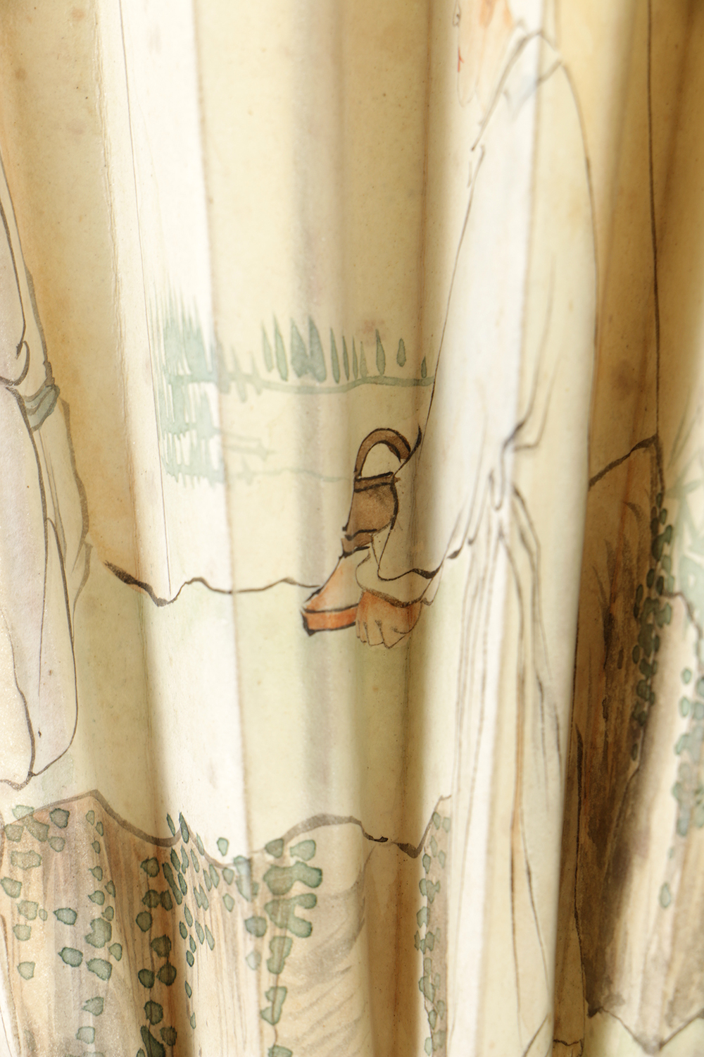 Chinese Shu Lian Ji Folding Fan