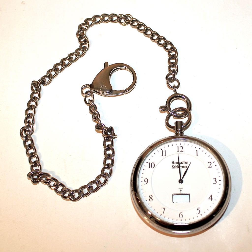 Hammacher Schlemmer Atomic Pocket Watch Everything But The House