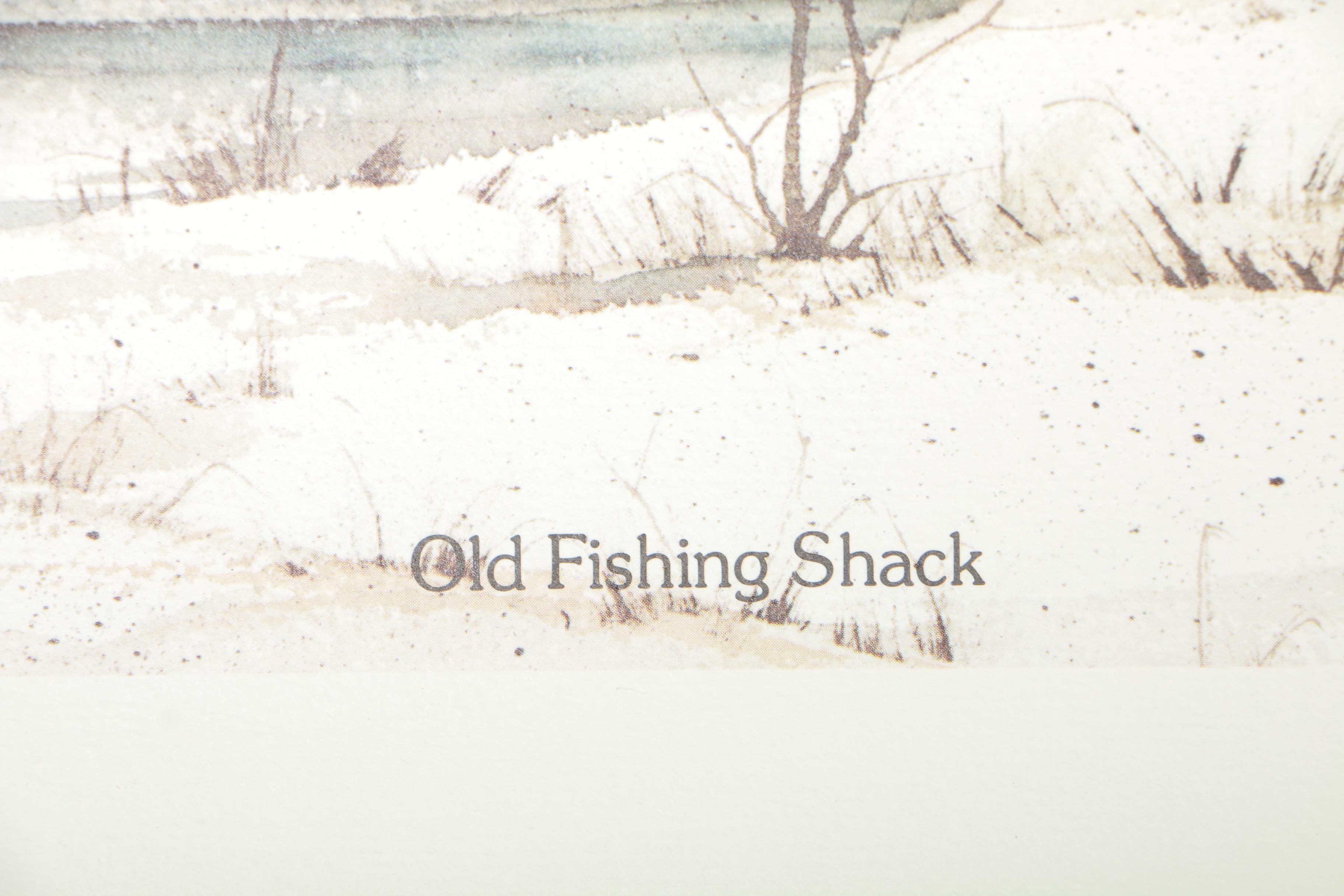 Mickey Hackett Collection of Paintings and a Print