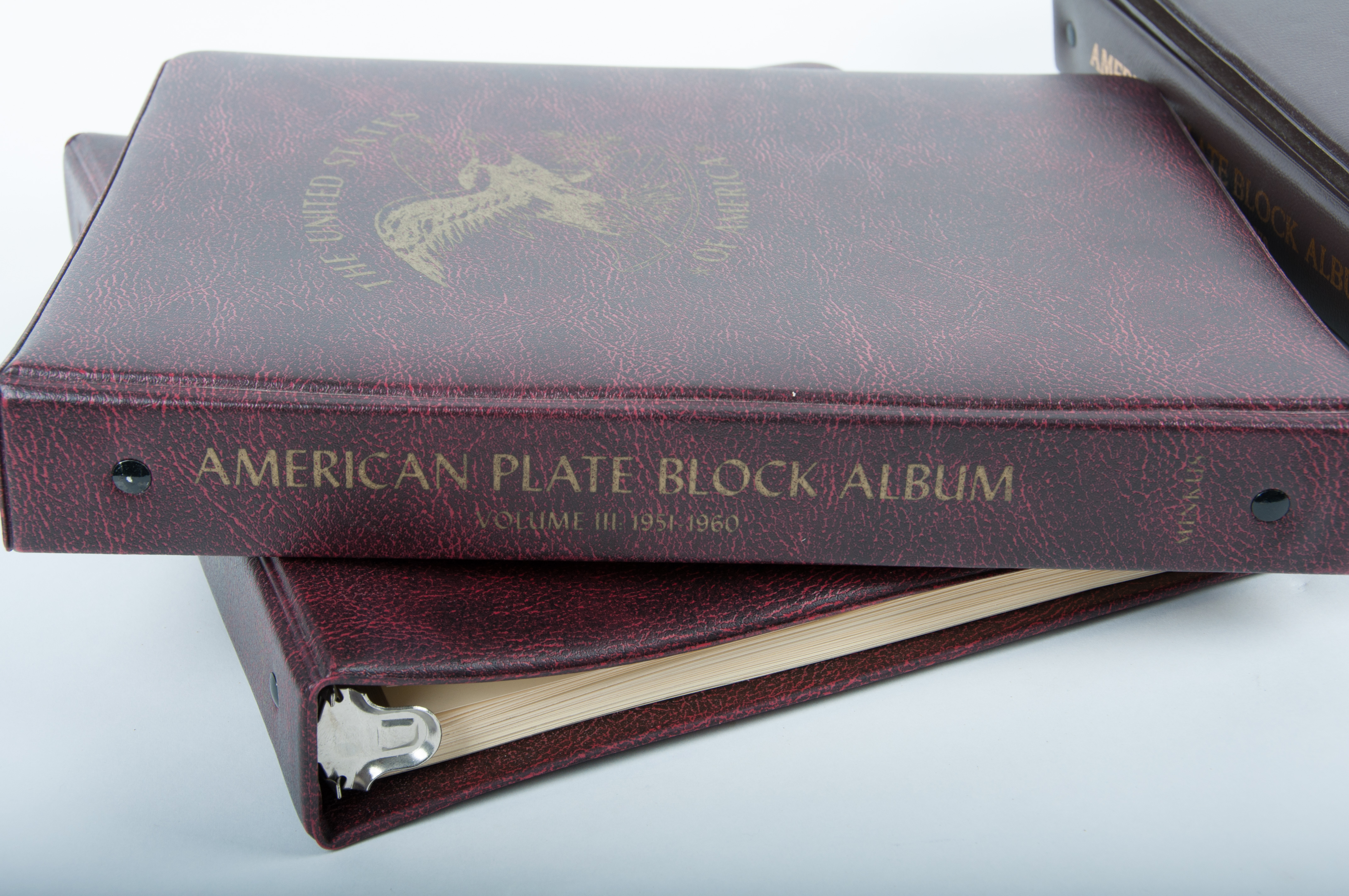 American Plate Block Albums by Minkus