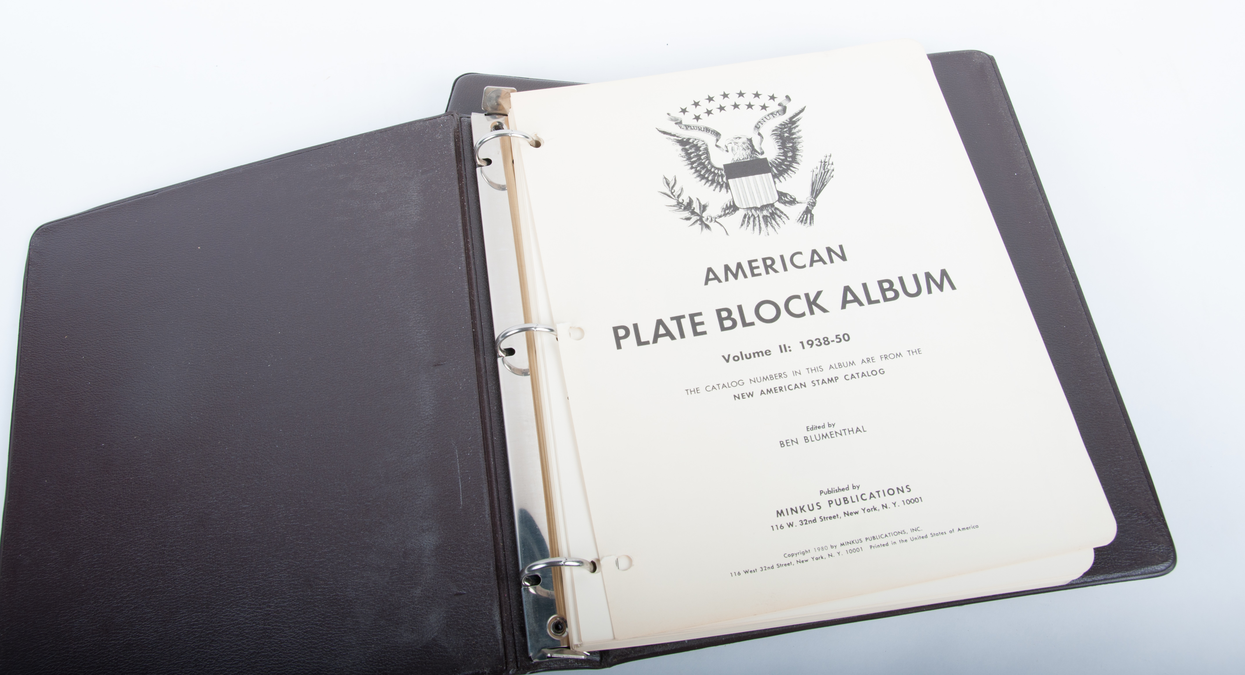 American Plate Block Albums by Minkus